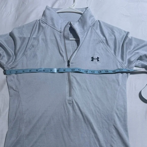Under Armour Steel Gray Quarter-Zip Top - Picture 3 of 4